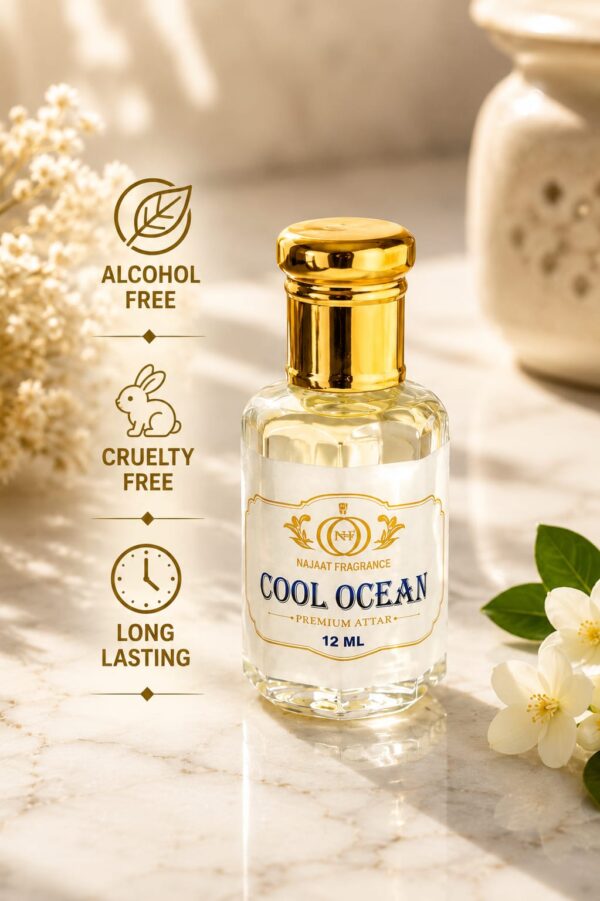 Cool Ocean Premium Alcohol-Free Attar 12 ml Roll On