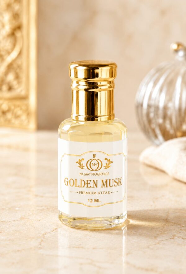 Golden Musk-Premium Alcohol-Free Attar 12 ml Roll On