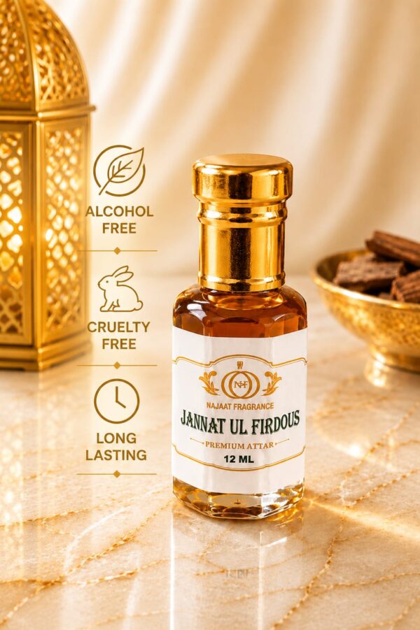 jannat 2 Jannat Ul Firdous-Premium Alcohol-Free Attar 12 ml Roll On