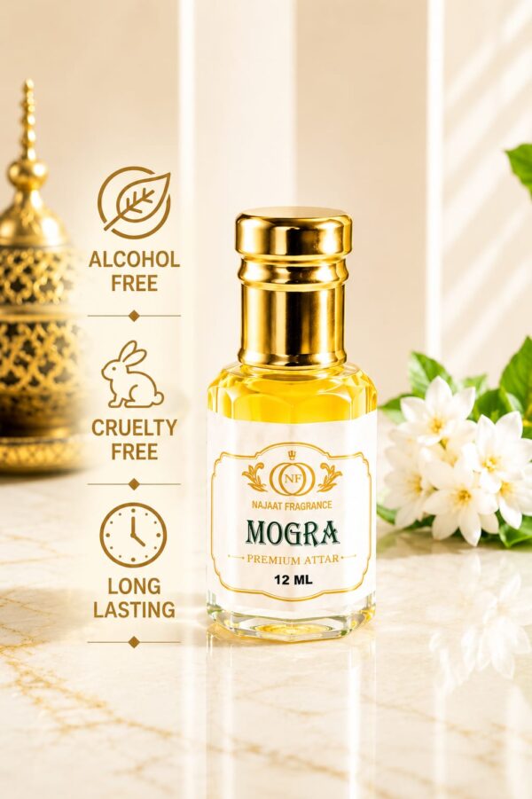 Mogra-Premium Alcohol-free Attar 12 ml Roll On