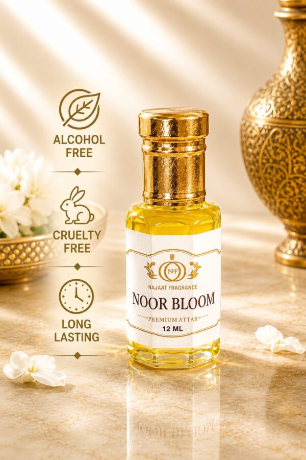 Noor Bloom- Premium Alcohol-Free Attar 12 ml Roll On