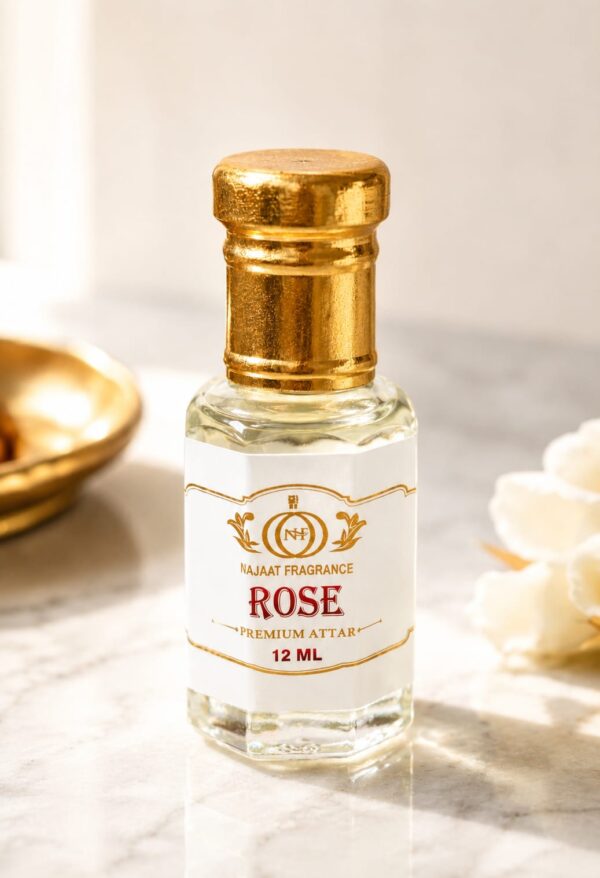 Rose - Premium Alcohol- Free Attar 12 ml Roll On