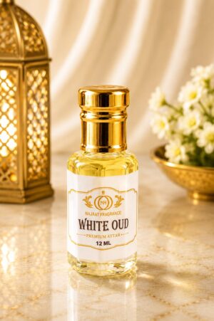 White Oud-Premium Alcohol -Free Attar 12 ml Roll-On